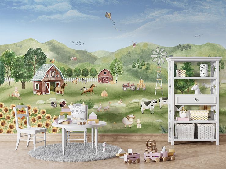 Farm Joy Wall Mural