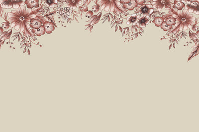 Papier Peint Rose Beige