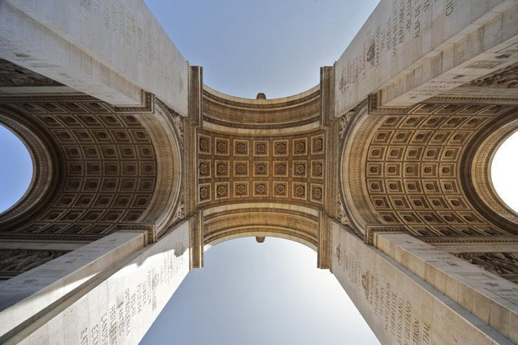 The Arc de Triomphe seen from below, France Wall Mural-Buildings & Landmarks-Eazywallz