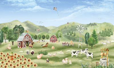 Farm Joy Wall Mural