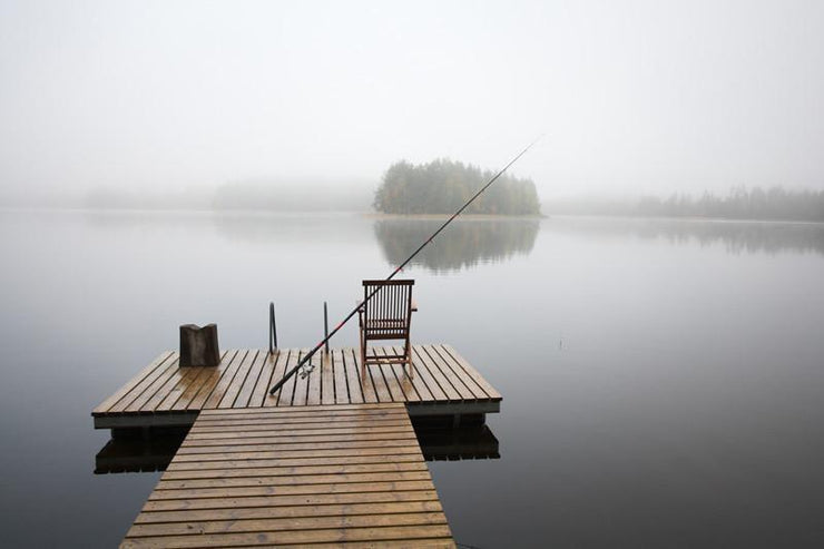 Early morning on the lake Wall Mural-Sports,Landscapes & Nature-Eazywallz