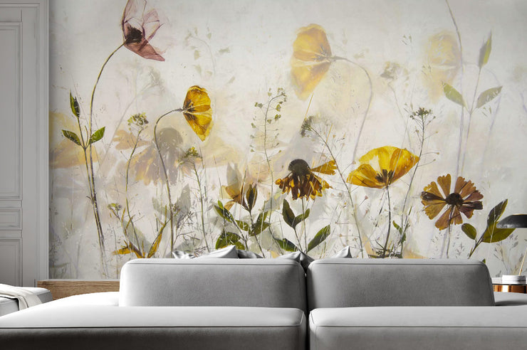 Flower Party Wallpaper Mural