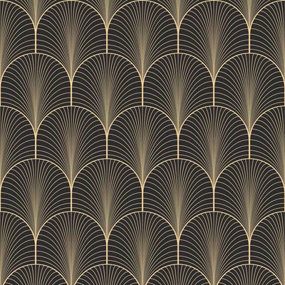 Gatsby Art Deco Removable Wallpaper-wallpaper-Eazywallz