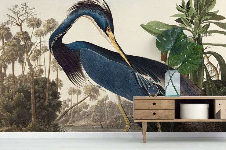 Louisiana Heron Wallpaper Mural